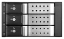 i-Star - BPN-DE230HD-SILVER - HDD Hot-swap Rack Trayless 2 x 5.25&quot; to 3 x 3.5&quot; 12Gb/s, Silver Color.