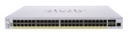 CISCO - CBS350-48P-4G-UK - 48-Port Gigabit Ethernet Managed POE Switch, 48 x 10/100/1000 (PoE) + 4 x Gigabit SFP, 370 Watt.