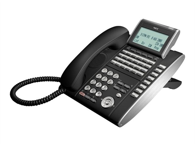 NEC - BE106858 *Used - DTL-32D-1P(BK)TEL - DT330 DIGITAL PHONE 32 BUTTON DISPLAY BLACK, SV8xxx.