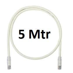 Panduit - UTP6A5M - UTP Patch Cord CAT6A 10G 5 Mtr, White.