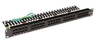 OPTERNA - SCSPPV50UTP - Voice Patch Panel 50 Ports Cat3 (Voice Distribution Panel) 19" 1U, Black.