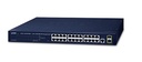 Planet - GS-4210-24T2S - 24-Port 10/100/1000T + 2-Port 100/1000X SFP Layer 2 Managed Switch.