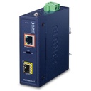 PLANET - IGTP-815AT - Gigabit Industrial Media Converter, 1x 1000BASE-SX /LX to 1x 10/100/1000BASE-T 802.3at PoE+ (SFP, PSU Not included).