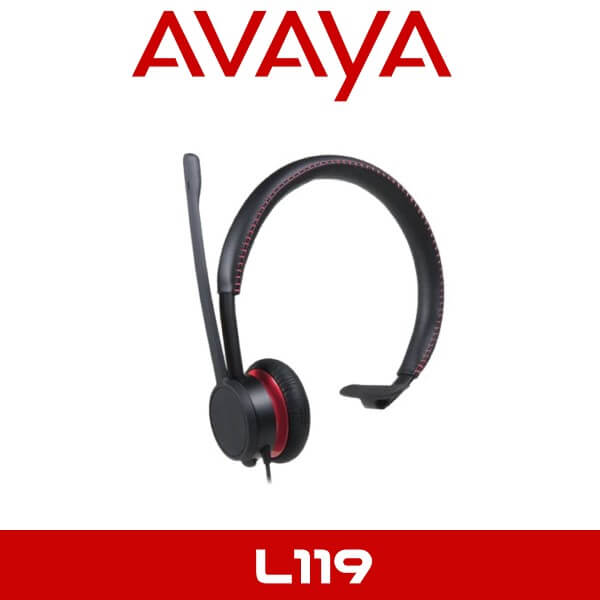 AVAYA - 700514051 - L119 HEADSET LEATHER RJ9 MONO