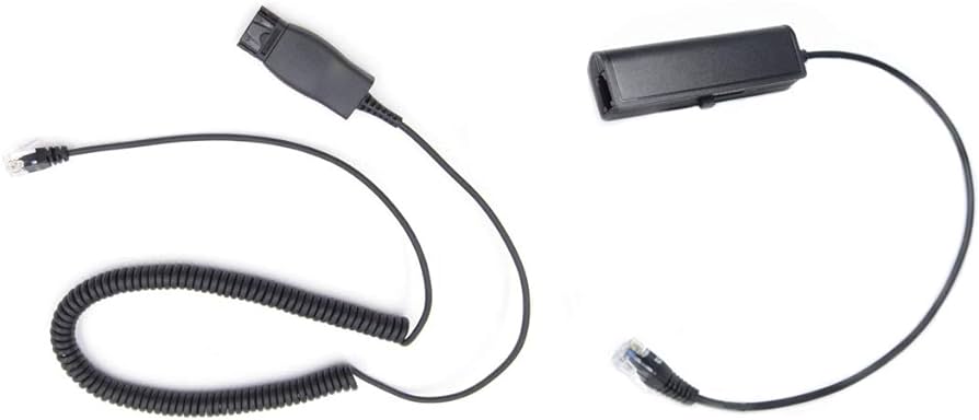 AVAYA - 700514324 - Headset Cord L100 AV QuickConnect RJ9 1.2 Mtr Straight
