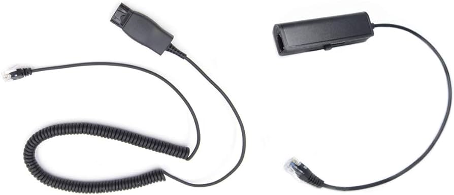 AVAYA - 700514324 - L100 AV QuickConnect RJ9 Headset Cord 1.2 Mtr Straight