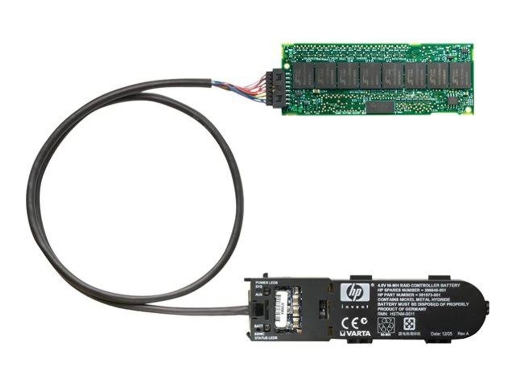 HP - 405148-B21 - Smart Array P400 512MB BBWC Upgrade Kit (includes Battery & Cables)