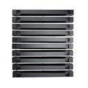 HP - AF070A - 10-Pack Carbonite 1U Universal Filler Panel (Carbon Graphite).