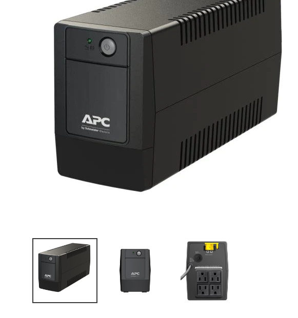 APC - BX650CI - Back-UPS 650VA, AVR 230V.