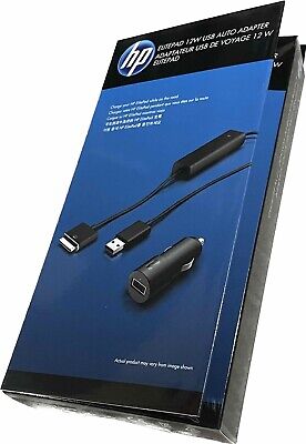 HP - F5V87AA *OpenBox - Elite Pad 12W USB Auto Car Adapter for 1000 G2 F5V87AA.