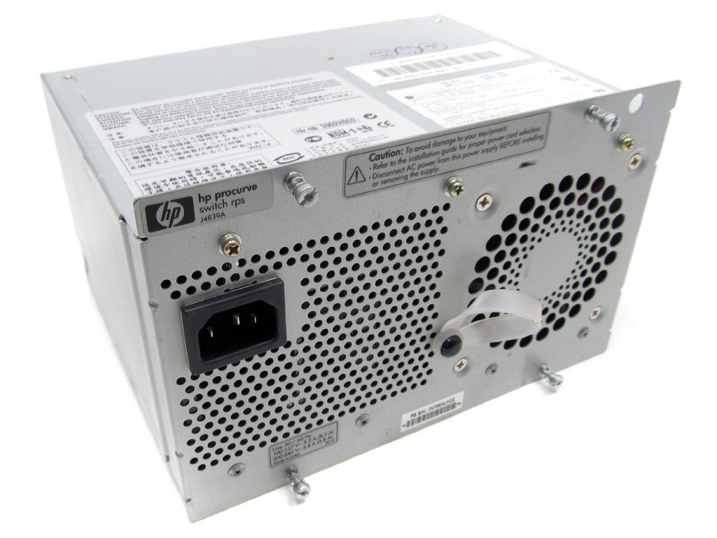 HP - J4839A - Power Supply 500W GL/XL/VL ProCurve Switch Redundant PSU.