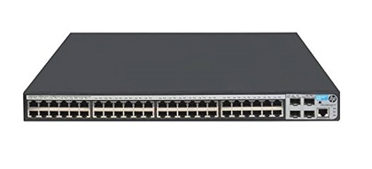 HPE - JG928A - OfficeConnect 1920 L3 Managed Switch, 48 Ports (10/100/1000 PoE+) + 4 Ports SFP, 370 Watt.