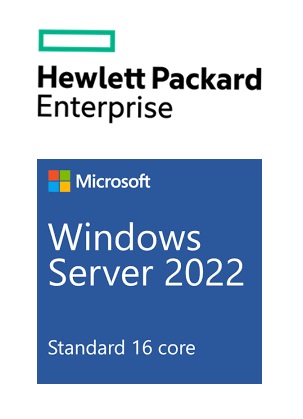 HP - P46171-A21 - Microsoft Windows Server 2022 (16-Core) Standard ROK (Reseller Option Kit) EU (en/fr/it/de/es/nl/pt) Software.