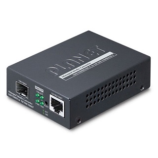 Planet - GT-915A - 1-Port 10/100/1000BASE-T to 1-Port 100/1000BASE-X SFP Managed Media Converter.