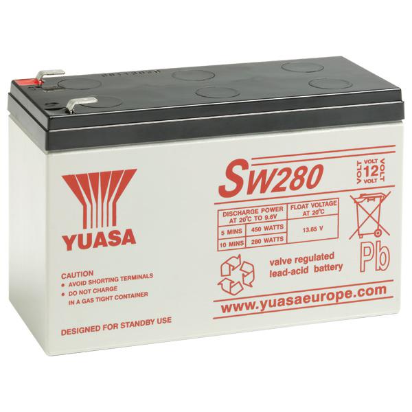 Yuasa - SW280 - High Rate Industrial VRLA Battery 12V 280W.