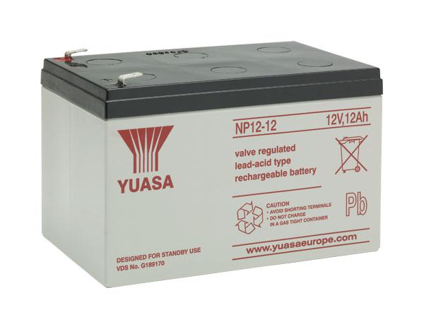Yuasa - NP12-12 - Industrial VRLA Battery 12V 12A.