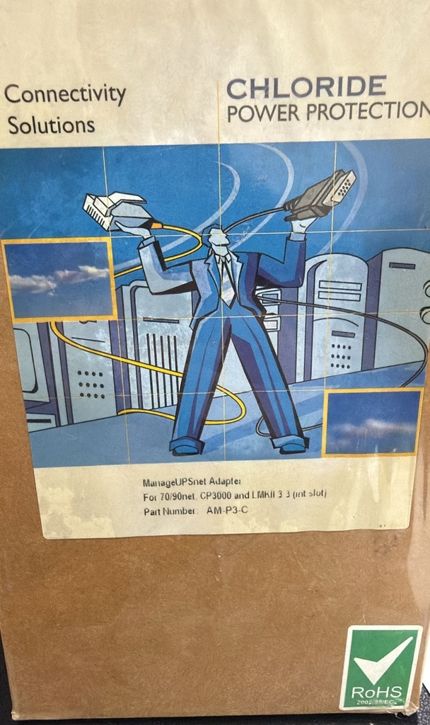 Emerson Chloride - AM-P3-C - ManageUPS Net adapter, SNMP card.