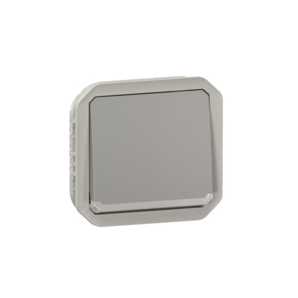 Legrand - 069530L - Plexo™ IP55 Switch 10A 250V Double pole Mechanism Flush Mount Grey.