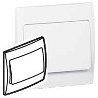 Legrand - 281069 - Mallia™ Single pole switch 1-Gang intermediate switch 20A White.