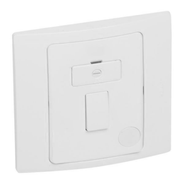 Legrand - 281141 - Mallia™ fused connection unit switched 13A 1-Gang White.