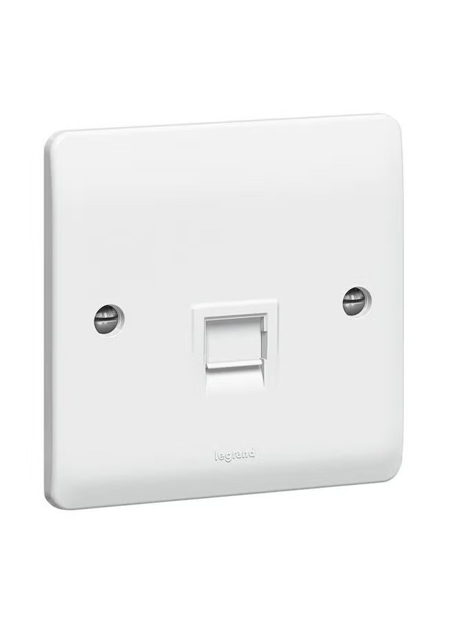 Legrand - 281169 - Mallia™ BS secondary Telephone socket White.