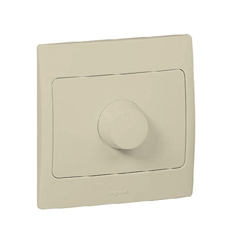 Legrand - 281480 - Mallia Rotary Dimmer 500W 230VAC Champagne.