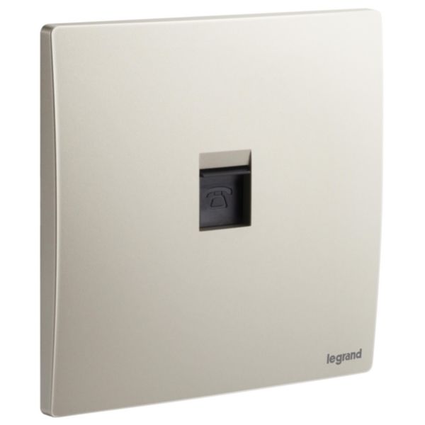 Legrand - 281569 - Mallia™ Telephone Socket BS Secondary Champagne.