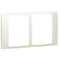 Legrand - 281951 - Mallia™ Plate 2x 1-Gang Pearl.
