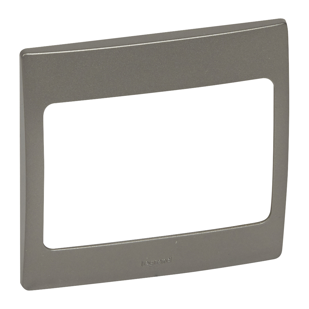 Legrand - 281955 - Mallia™ Plate 1-Gang Dark Silver.