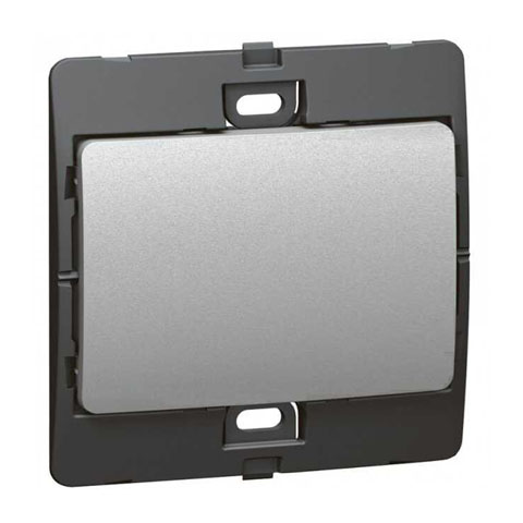 Legrand - 283000 - Mallia™ Single pole switch 1-Gang 1-Way 10A Silver.