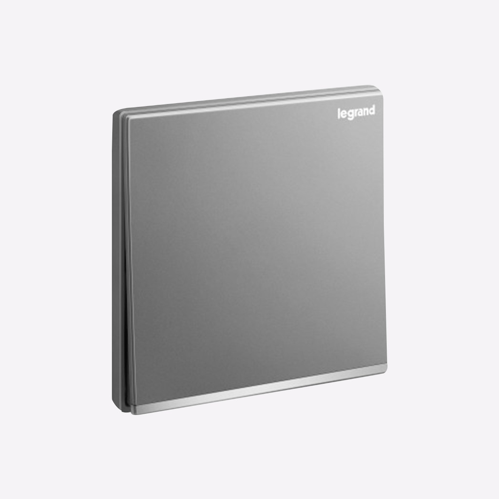 Legrand - 283191 - Mallia™ Blanking plate 2-Gang Silver.