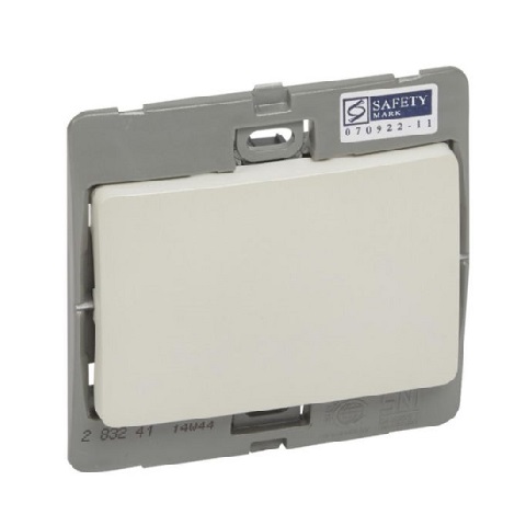 Legrand - 283241 - Mallia™ Push Button N/O contact (push to make) 10A 250V Pearl.