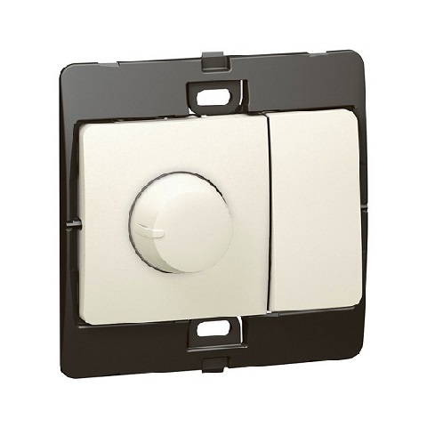 Legrand - 283284 - Mallia™ Dimmer Rotary Control + Switch 500 Watt 250V 2-Way Pearl.