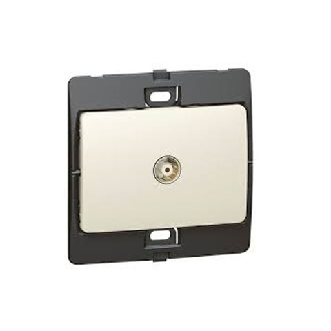 Legrand - 283351 - Mallia™ TV Female Socket Terminal Outlet (star attenuation 1.5 dB 0-2400 MHz) Pearl.