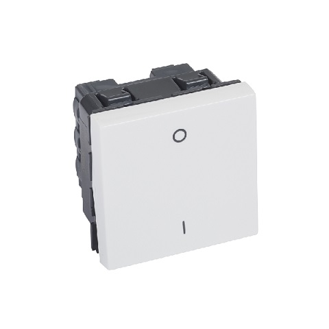 Legrand - 572048 - Arteor™ 2-Way Double Pole switch 2 Module 20A 250V White.