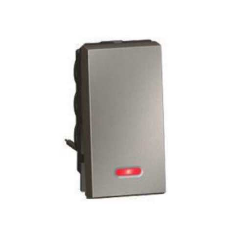 Legrand - 572506 - Arteor™ Switch 2-Way with indicator 10A 1 Module Magnesium.