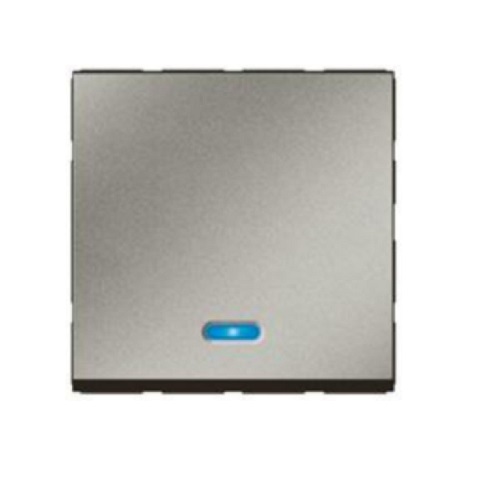 Legrand - 572532 - Arteor™ Push Button 2-Way w/ locator 6A 2 Module Magnesium.