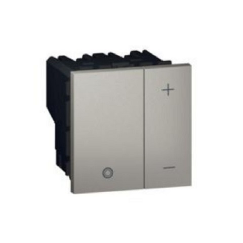 Legrand - 572711 - Arteor™ Touch Push Button Dimmer 600W w/o Neutral 2 Module Magnesium.