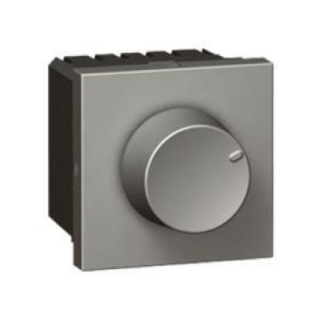 Legrand - 572713 - Arteor™ Leading Edge Rotary Dimmer 400W 2 Module Magnesium.