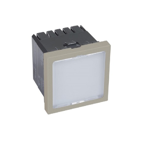 Legrand - 572722 - Arteor™ Illuminated Sign Blue LED 2 Module Magnesium.