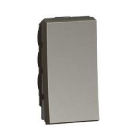 Legrand - 573111 - Arteor™ 1-Way switch 10A 250VAC round, 1 middle module Magnesium.