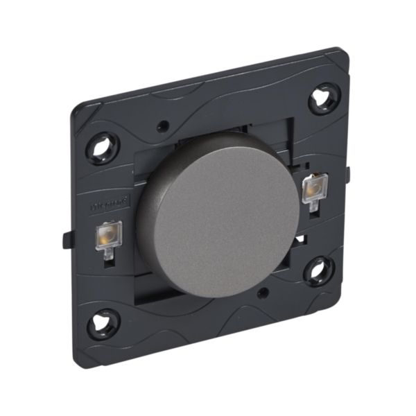 Legrand - 573129 - Arteor 1-Gang 2-Way 20A Switch Round Magnesium.