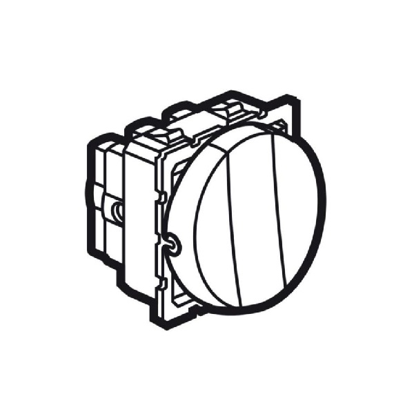 Legrand - 573173 - Arteor Switch 2x2 Way + 1-Way 3-Gang 20A 2 Module Magnesium.
