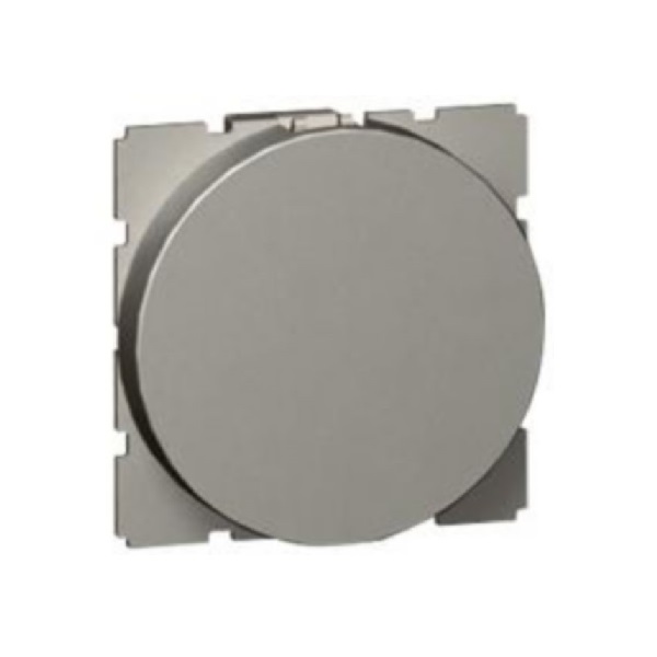 Legrand - 573186 - Arteor Blank Plate 2 Module Round Magnesium.