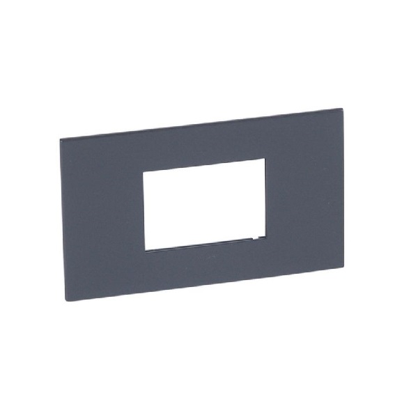 Legrand - 575072 - Arteor™ Plate British Standard square 3 Module 2-Gang Graphite.