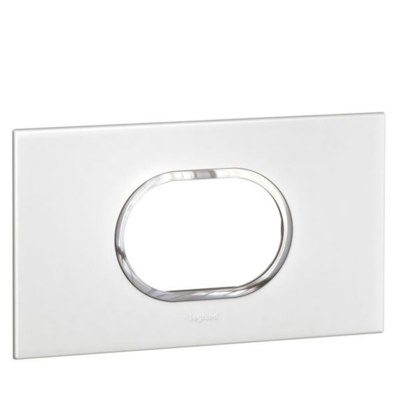 Legrand - 575540 - Arteor™ Plate British Standard Round 3 Module 2-Gang White.