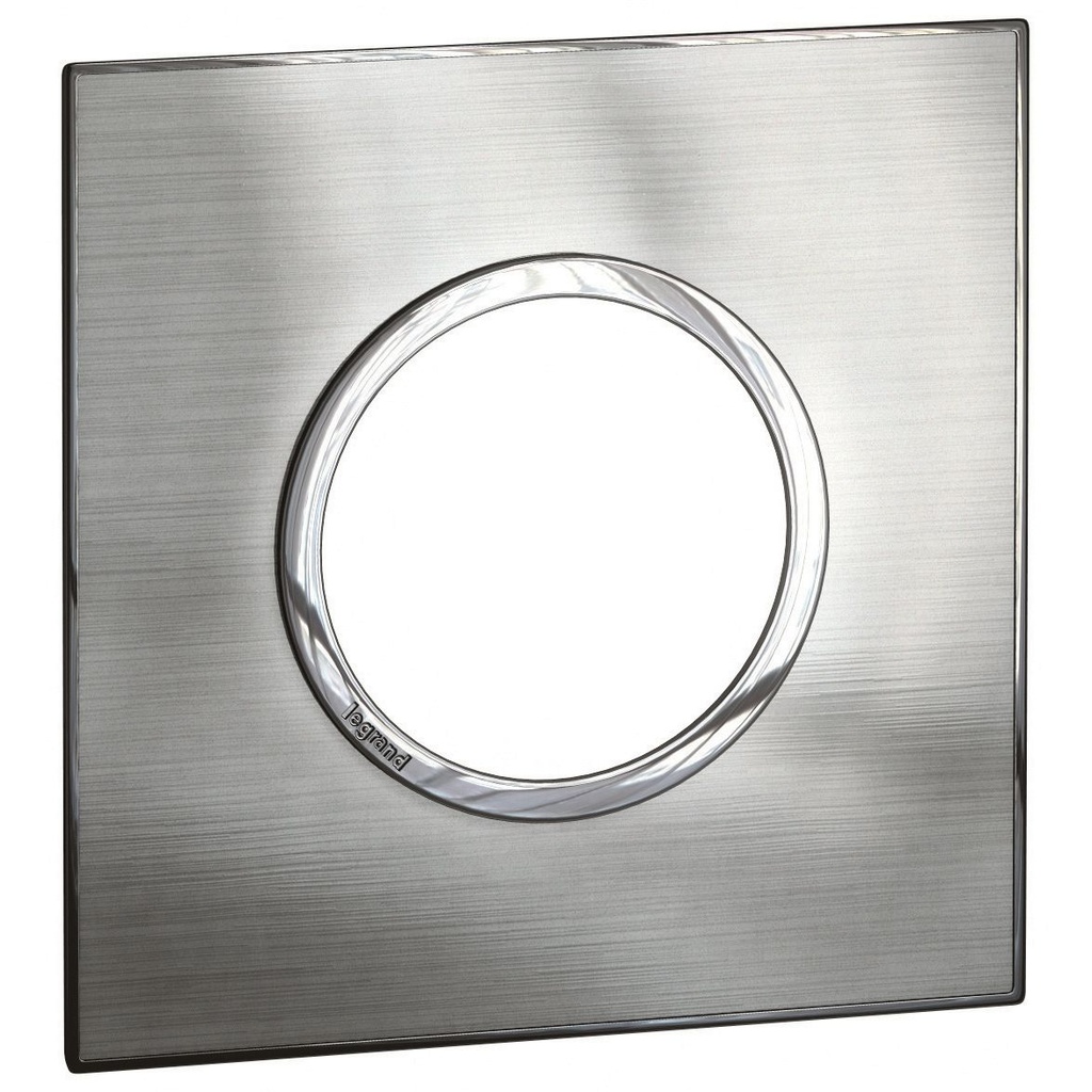 Legrand - 575616 - Arteor™ Plate British Standard Round 2 Module Stainless style.