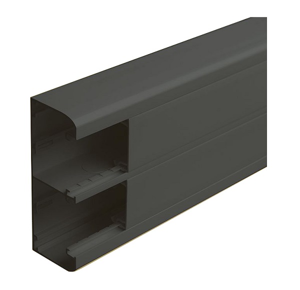 Legrand - 613276 - DLP Snap-on trunking seam strip, black (RAL 9017).