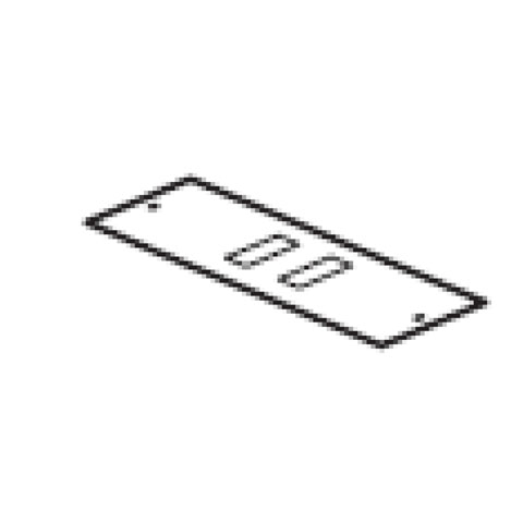 Legrand - 689670 - Support plates for Arteor / Mosaic mechanism 77mm 2x6c knockouts.