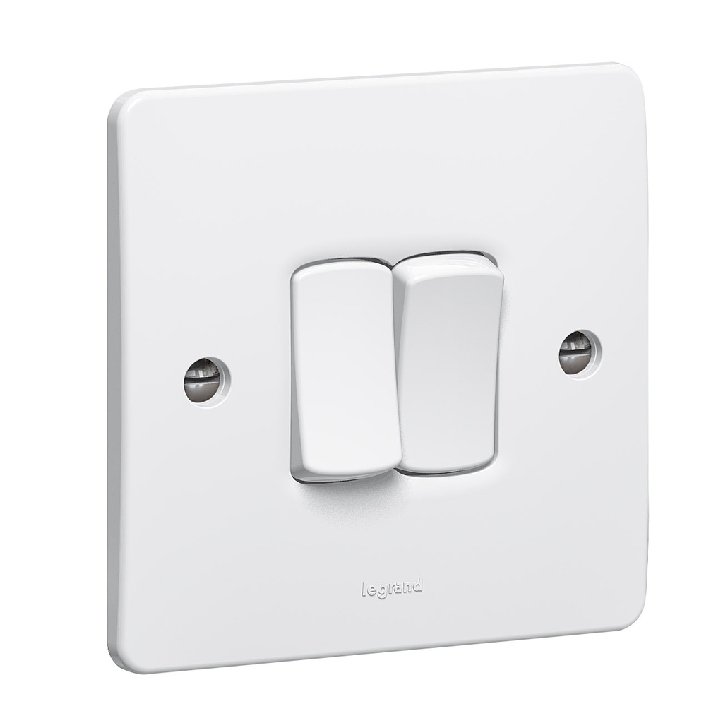 Legrand - 730002 - 10A Swt 2 x 2-WAY.